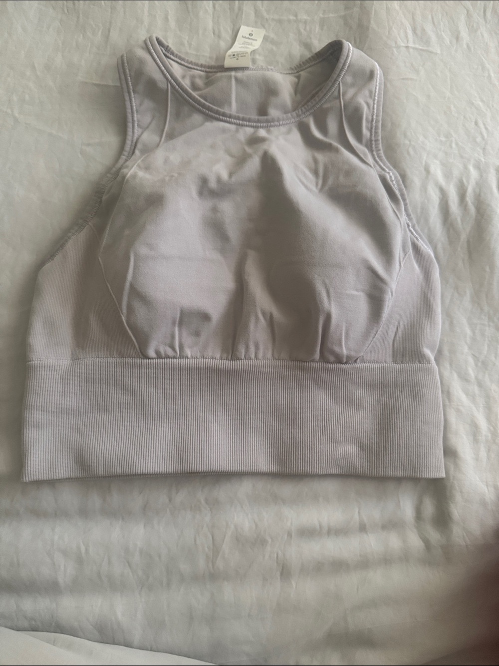Lululemon Ebb to Train Bra Size 4 Iced Iris